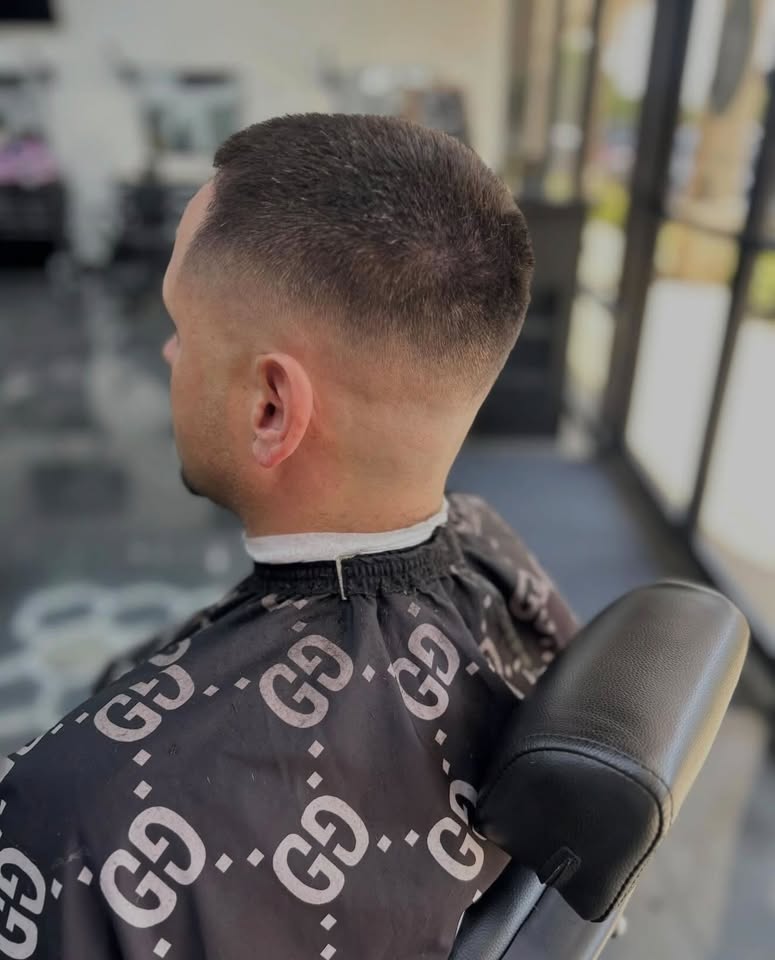 A clean skin fade at Authentic Cutz